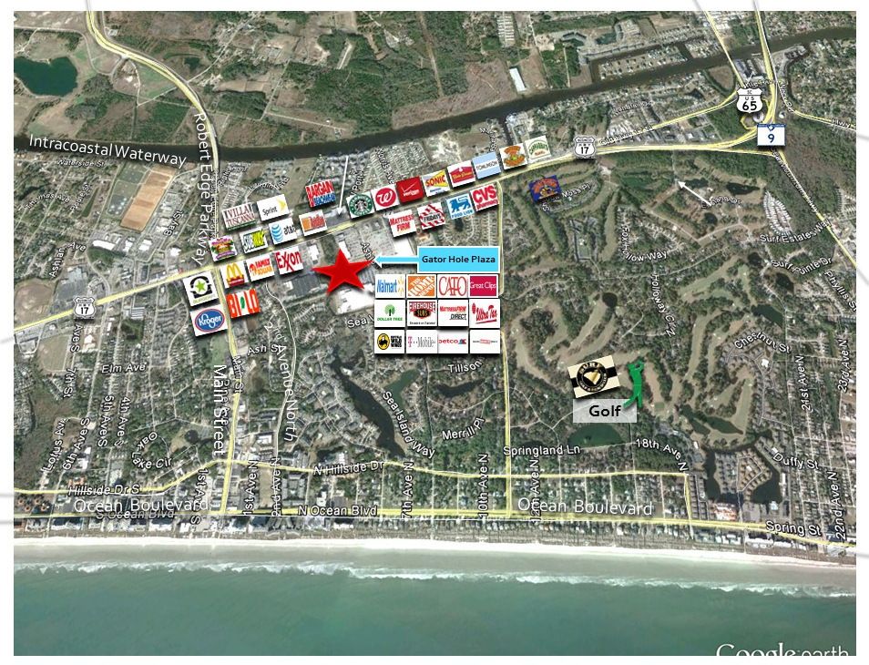 Gator Hole Plaza : 550 Highway 17 N, North Myrtle Beach, SC 29582